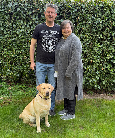 'Venice ex Chelsea' mit ihrer neuen Familie