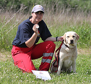 Theresia Luxenburger mit 'Helva ex Chelsea'